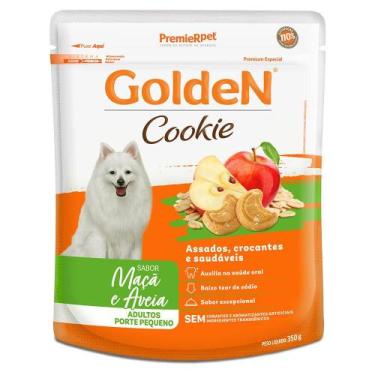 Imagem de Biscoito Golden Cookie Cães Adultos Porte Pequeno Maçâ 350g - Premier