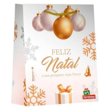 Imagem de Kit com 3 Sacola de Natal Color (Cores Variadas) - ZEIN