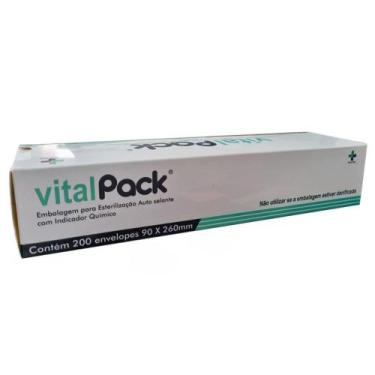 Imagem de Envelope para Esterilização Auto Selante com Indicador Químico 90x260m