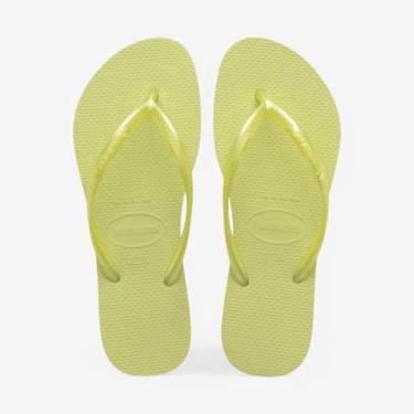Imagem de Chinelo Havaianas Slim, Verde matcha, 39/40