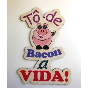Imagem de Plaquinha Bacon - Soletrando Oficial 