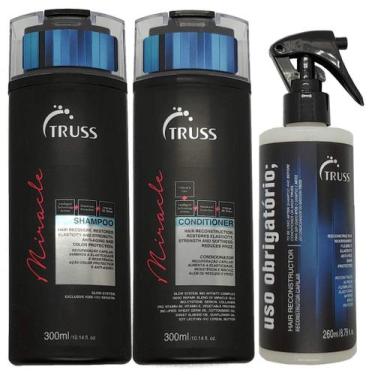 Imagem de Kit Truss Miracle Uso Obrigatório Shampoo e Condicionador
