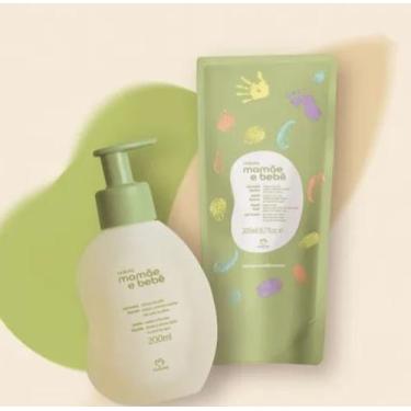 Imagem de Combo Sabonete Líquido Mamãe e Bebê Suave Kit Refil 200ml Limpeza Deli