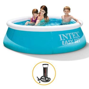 Imagem de Piscina Inflável Easy Set 886 Litros + Bomba de Ar - Intex