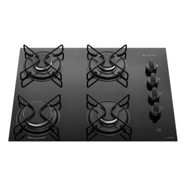 Imagem de Cooktop 4 Bocas Atlas Agile Up Mesa Vidro Mega Chama Bivolt, Bivolt