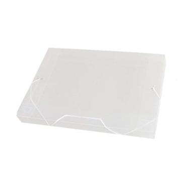 Imagem de Pasta com elástico A4 4cm New Line ACP, Cristal