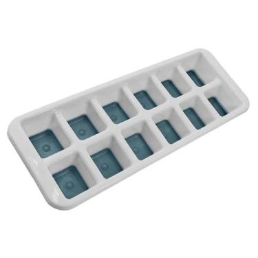 Imagem de Forma de gelo fundo silicone flexível Plasútil, Azul