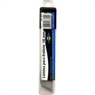 Imagem de Lamina Estilete Larga Brasfort 10 Pecas 8602