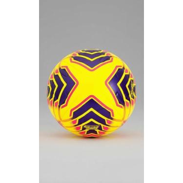 Imagem de Bola de Campo Profissional Amarela e Roxa - Congratulations Store