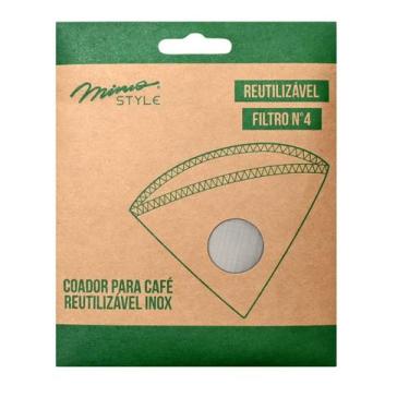 Imagem de Coador de Café Reutilizável em Aço Inox - Mimo Style