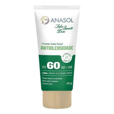 Imagem de Protetor Solar Facial Anasol Antioleosidade F60 Toque Seco - Generica