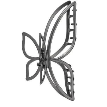 Imagem de ProArt Piranha Metal Black Borboleta - Acessório para Cabelo