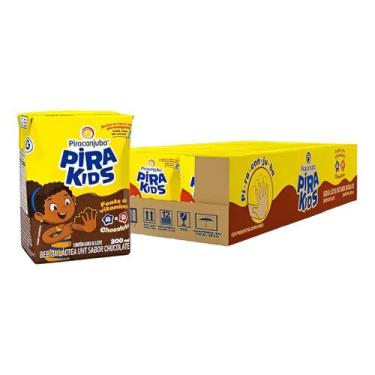 Imagem de Kit c/ 6 Bebida Lactea Pirakids Chocolate 200ML - Piracanjuba