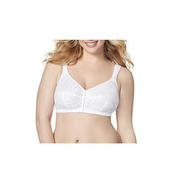 Imagem de Just My Size Sutiã feminino plus size com fecho frontal macio (1107)