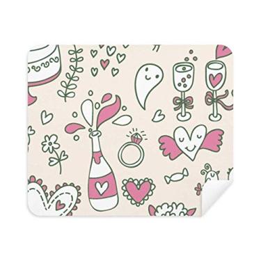 Imagem de Pano de limpeza de tinta de flor Loves Limpador de tela 2 peças de tecido de camurça