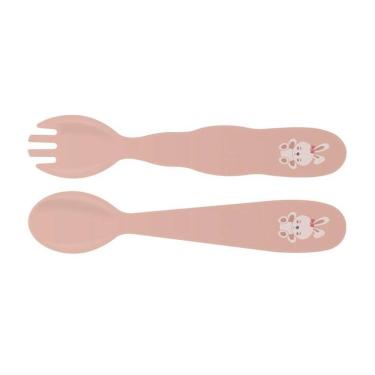 Imagem de Jogo de talheres infantil Tramontina Le petit rosa