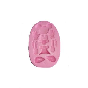 Imagem de Molde De Silicone Minnie 3D