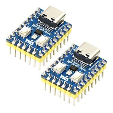 Imagem de Waveshare RP2040-Zero with Pre-soldered Header High-Performance Pico-Like MCU Board Based On Raspberry Pi Microcontroller RP2040 Castellated Module Allows Soldering Direct to Carrier Boards-2pcs