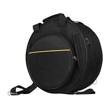 Imagem de YIJU Alça ajustável para mochila de tarola portátil com acessório de armazenamento de percussão de bolso para performance