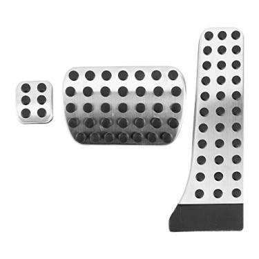 Imagem de Conjunto de 3 peças para esportes automotivos, gás, combustível, gasolina, embreagem, pastilha de freio, capa, pedais, kits de placa de descanso para classe C 2015-2017 volante à esquerda