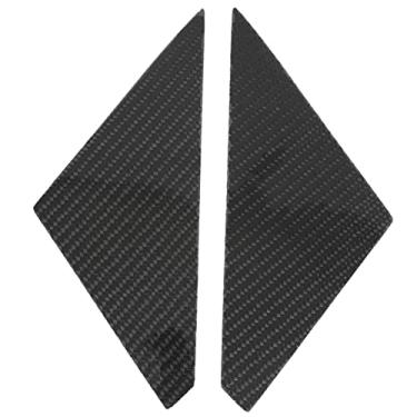 Imagem de Aramox Guarnição coluna porta, 1 par de adesivos de substituição de fibra de carbono para coluna A de carro para 350Z Z33 20032008