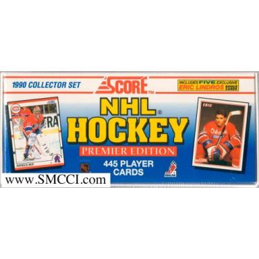 Imagem de Conjunto de cartas 1990/1991 Score Hockey Premier Edition selado de fábrica "USA" versão 445 com Martin Brodeur Rookie Card, Wayne Gretzky, Mario Lemieux, Steve Yzerman e muitos mais!