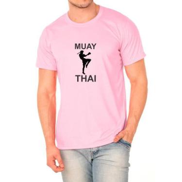 Imagem de Camiseta Masculina Algodão Muay Thai Confortável Leve Casual - Ragor