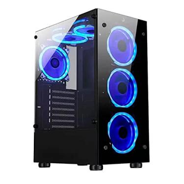 Imagem de Gabinete Rise Mode Glass 06X Black Sem Fans