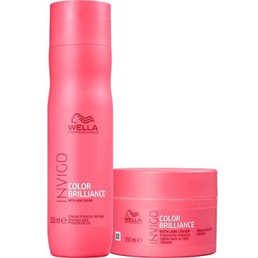 Imagem de Kit Shampoo 250ml + Máscara Capilar 150ml Invigo Color Brilliance Wella