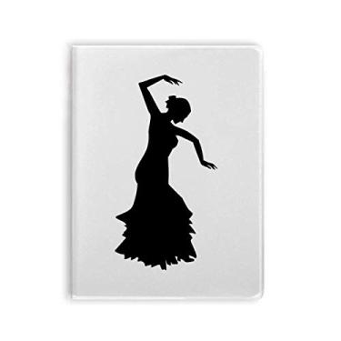 Imagem de Caderno de dança folclórica Performance Dancer capa de goma diário capa macia