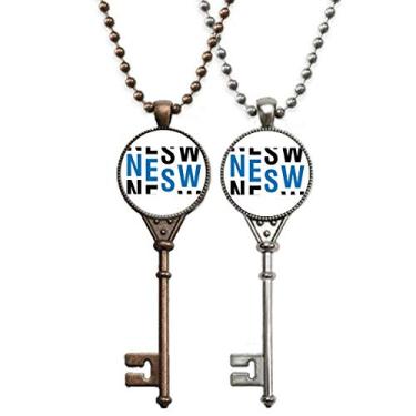 Imagem de OFFbb-USA Rolling Display Direção Flutuação Chaveiro Colar Pingente Joias Decoração de Casal