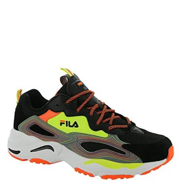 Imagem de Fila Men's Ray Tracer Stitch Running Shoes Black/Monument/Shocking Orange 11