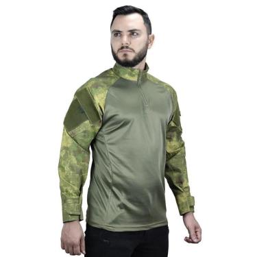 Imagem de Camisa Combat Shirt Tática Safo Militar Rip Stop Atacs FG-Masculino