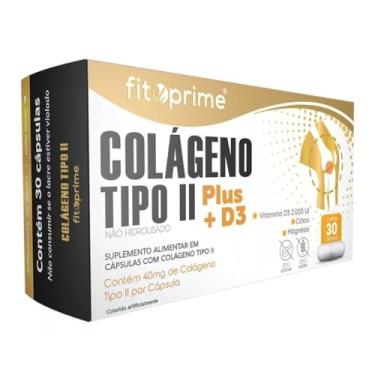 Imagem de Suplemento Em Cápsulas Fitoprime Colágeno Tipo 2 40mg + Vitamina D3 Cálcio E Magnésio 30 Cápsulas