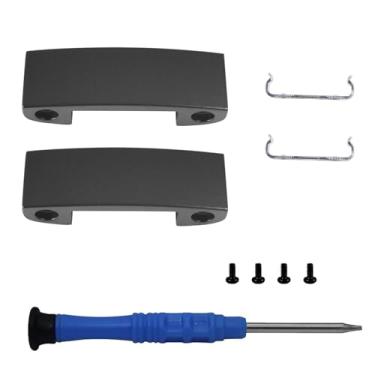 Imagem de Aiivioll Studio Pro Fones de ouvido sem fio Faixa de cabeça de metal com dobradiça dobrável Pino de cobertura Kit de peças de reparo compatível com Studio Pro, Studio Pro (Preto)