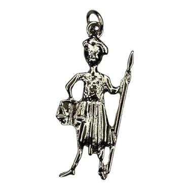 Imagem de META ATACADO, Escolha Seu Guia - Pingentes Orixás Umbanda Candomblé Metal CorCor:Logunedê Imagem 3,3 cm