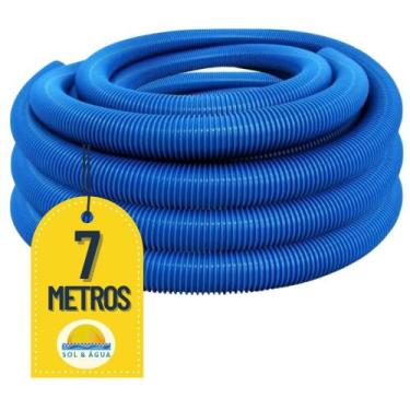 Imagem de Mangueira para Limpeza de Piscinas Flexível Flutuante 07 Metros - Sol 