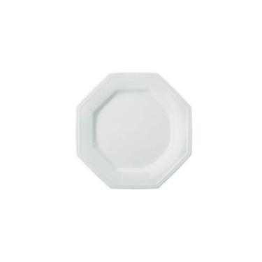 Imagem de Jogo 6 Pratos Rasos Refeição Hexagonal Porcelana Resistente - Porcelan