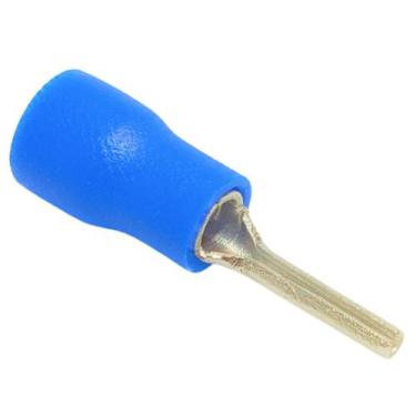 Imagem de Terminal pino pre-isolado 1,5mm - 2,5mm azul pacote 10 unid - NTV SOM 