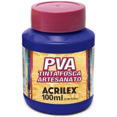 Imagem de Tinta PVA 03210 100ml Azul Turquesa 501 Acrilex