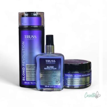 Imagem de Kit Truss Blond Revolution Shampoo 300ml + Máscara 180g + Finalizador 