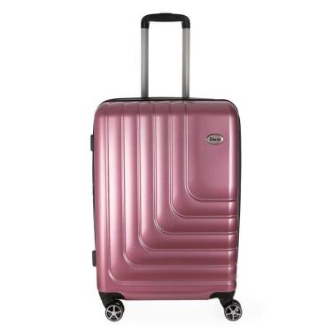Imagem de Mala de Viagem Grande Expansível em Abs Ika Flex Cadeado Tsa Embutido Rodas Duplas 360 Rosê - Rosê, G