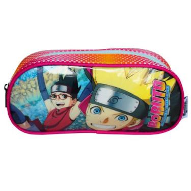 Imagem de Estojo Escolar Infantil Boruto Ninja Naruto Next Generations - Luxcel,