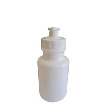 Imagem de Kit 50 Mini Garrafas Squeeze 300ml plástico branca - Lynx produções