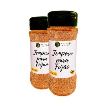 Imagem de Tempero Premium Para Feijão Kit 2 Ingredientes Selecionados Pote com D