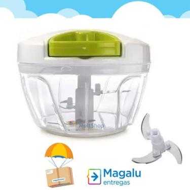 Imagem de Mini Processador de Alimentos Manual 3 Laminas - 123Util