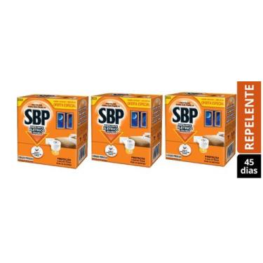 Imagem de Kit Sbp Repelente Elétrico Tomada 3 Aparelho + 3 Refil 35ml