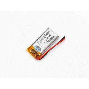 Imagem de 1 Unidade 602040 3,7v 600mah 6mm X 20mm X 40mm 2 Fios - KMIG