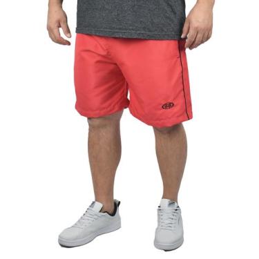 Imagem de Short Bermuda Plus Size Butu Biru Extra Grande Cores Coral, Vermelho, 