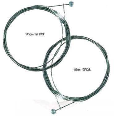 Imagem de Cabo cabeamento de freio e marcha com conduite teflon para bike bicicl